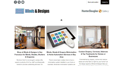 Desktop Screenshot of blindsdesignssf.com